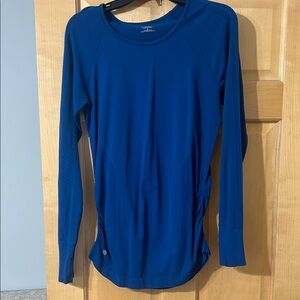 Athleta Royal Blue Long Sleeve Top